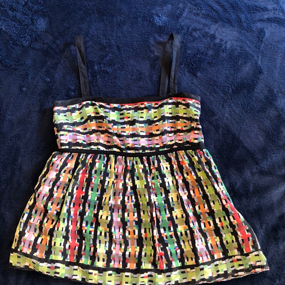 Cynthia Cynthia Steffe Multi-Colored Tank Size 4